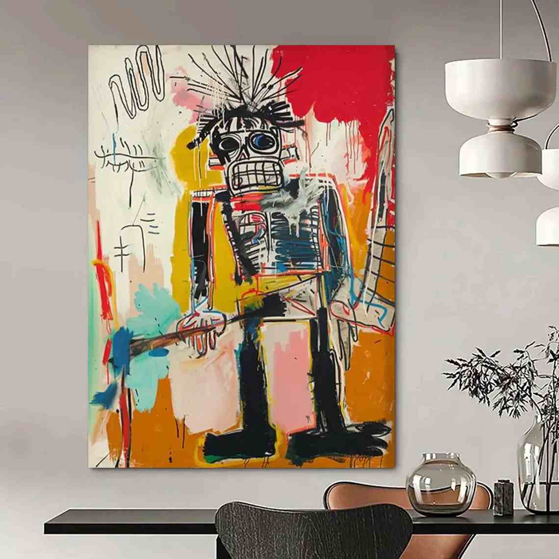 Modern Handmade Figure Bedroom Robot Abstract Artwork RW93K